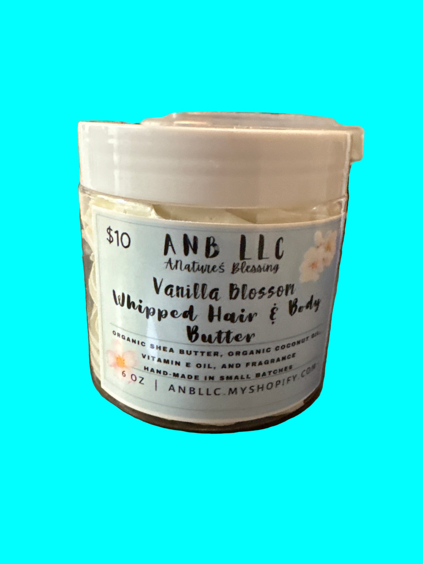 Vanilla blossom Organic whipped body butter