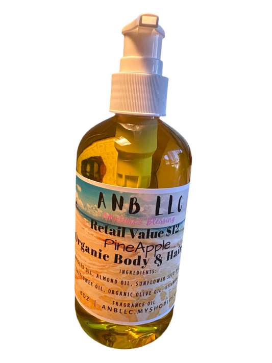 Organic Hair & Body Oil  (Pineapple Slices)
