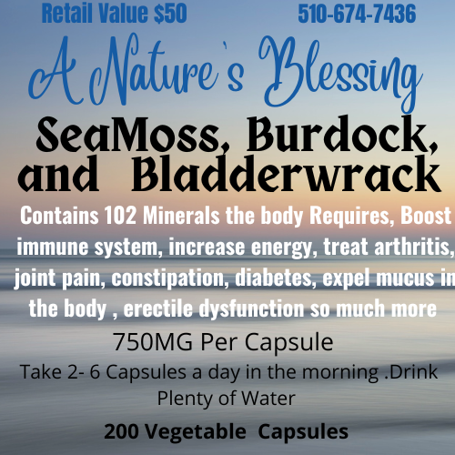 Vegan Seamoss Capsules Bulk 200 Capsules